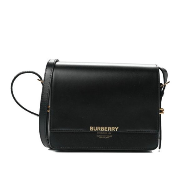 BURBERRY GRACE SHOULDER BAG BLACK - Picture 1 of 12